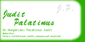 judit palatinus business card